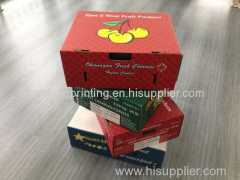 Recycle customized packaging cherry fruit box corrugated fruit box