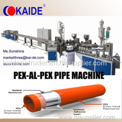 Overlap welding Multi-layer PEX-AL-PEX/PPR-AL-PPR composite pipe production line