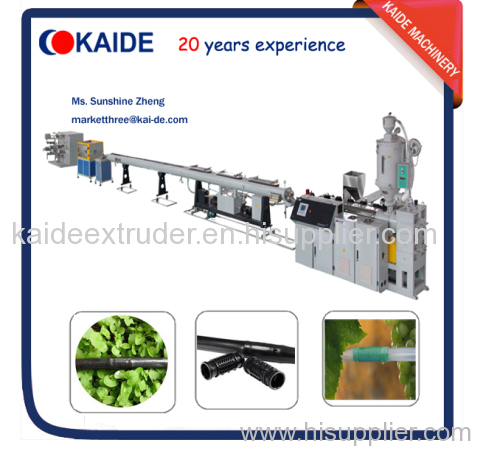 80m/min PE inline drip irrigation pipe making machine KAIDE