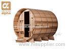 Unique Deluxe Rustic Hemlock / Red cedar / Pine Sauna Barrel for Outdoor Sauna