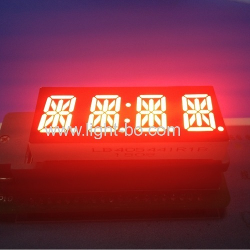 Custom design 4 digit 14 segment LED display common anode red for Instrument Panel