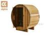 Handcrafted Birch / White Pine Cedar wood saunas room with Wall Mounted Lighting Fixture