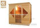 Two Layers Bench Traditional Sauna Burn Toxins Out Of Your Body for 5 - 7 Person