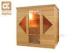 Two Layers Bench Traditional Sauna Burn Toxins Out Of Your Body for 5 - 7 Person