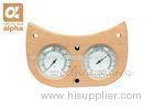 Dry Sauna Accessories Cat Sauna Thermometer Hygrometer With Hemlock Wood Case