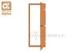 Baltic States Wooden Sauna steam room glass doors with 6MM / 8MM tempering glass