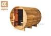 OEM Natural Canadian Red Cedar Deluxe Barrel Sauna For Outdoor Dry Sauna