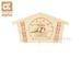 Wooden Pine Log House Sauna Thermometer barometer Thermometer 22 * 12 * 2.5CM