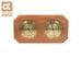 Natrual Red Cedar Thermo / Hygro Rectangular Wood Case With Good Smell