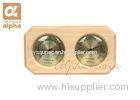 Finnish White Pine Dial Goden Instrument Sauna Thermometer Hygrometer Oblong Shape
