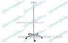 Aluminum Alloy Base Stainless Steel IV pole / IV Stand with Five Wheels