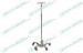 Five Wheels Full Stainless Steel IV Pole with Free Locker 1200 - 2000mm Height