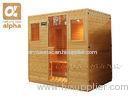 Wooden Traditional Sauna Room With Heater And Sauna Accessories 295 * 252 * 200CM