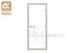 Clear Rails And Styles Sauna Glass Door Groove Cedar 1890 * 690 * 60 / 80MM Glass