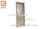 Residential Sauna wooden and glass doors 1860 * 690 * 80mm Groove Red Cedar