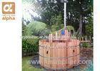 SPA backyard cedar wood barrel hot tub Round Outdoor Jacuzzi Tub SOT - 2150