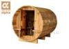 Epitome Craftsmanship Deluxe Superior Knotless Cedar Wooden Barrel Sauna kits