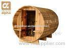 Epitome Craftsmanship Deluxe Superior Knotless Cedar Wooden Barrel Sauna kits