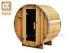 Dried Canadia Red Cedar Weather Resistant barrel shaped sauna Better Retain Heat