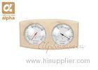 High temperature class Aspen Sauna Thermometer Hygrometer Wood Mount Sauna Gauges