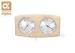 High temperature class Aspen Sauna Thermometer Hygrometer Wood Mount Sauna Gauges