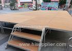 Fast Install Movable Aluminum Stage Platform For T-Show / Entertainment / Event