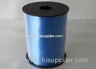 Polypropylene Solid plain Teal Green / Blue Curling balloon ribbon 120U Thickness