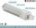 8W G24D/Q LED PL tubes replace 18W CFLs used For Commercial Lighting