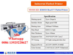 LED UV Flatbed printer machine for glass/ceramic/wood/plastic/leather/PVC/KT board/factory price