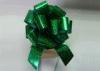 Holographic Green Fushia Pom Pom bow 4&quot; dia 250mm width for gift promotion