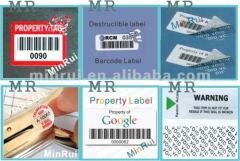 Hot Sale Special Void Material One Time Use Void Warranty Sticker Print Barcode