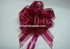 Organza pull bow ribbon with Long Tulle Tails for Wedding Party Bridal Gift Wrapping