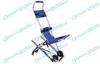 Small size aluminum alloy stair stretcher with wheels and safety belts