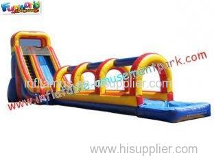 Commercial grade 0.55mm PVC tarpaulin Outdoor Inflatable Slip N Water Slides for Kids
