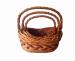 Natural willow gift basket with handle