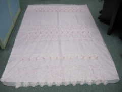 100% Polyester Embroidery Curtain With Taffeta Lining