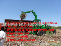 4 WD wheel sugarcane grapple loader copy John Deere
