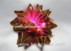 Fiber - optic Metallic PET LED bows for Celebrative Wedding / Party / Holiday