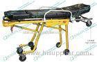 Light - weighted folding ambulance patient stretcher with satety lock and height adjustable