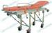 Aluminum alloy first - aid foldable ambulance stretcher ems with safety belts