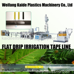 Flat dripper irrigation tape extruder machine KAIDE 180m/min