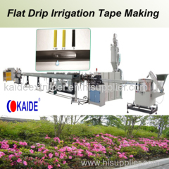 Flat dripper irrigation tape extruder machine KAIDE 180m/min