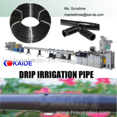 Mosaic column emitter type drip irrigation pipe making machine KAIDE