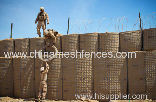 hesco weld mesh gabion with non woven geotextile