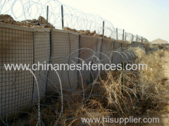 hesco weld mesh gabion with non woven geotextile
