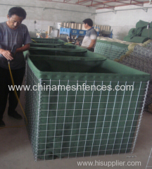 hesco weld mesh gabion with non woven geotextile