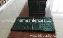 hesco weld mesh gabion with non woven geotextile