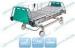 3 Function ICU Rolling Electric Hospital Bed With Detachable Aluminium Guardrails