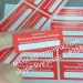 Custom Security Tamper Resistant Non Removable Seal Stickers Self Destructive Label Used in Sealing Goods