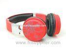 Custom Black Adjustable Personalized DJ Headphones For MP3 / MP4 / PC